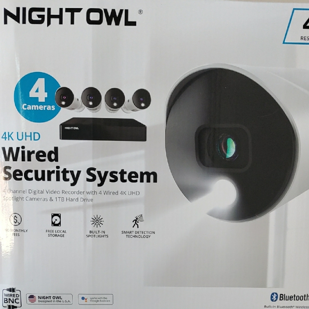 Wired Security System - Black